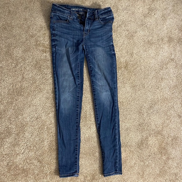 American Eagle Jegging Size 0 Medium/Light Wash - Picture 3 of 6